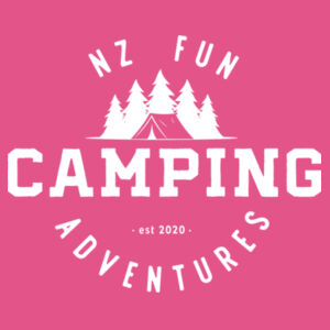 Womens Adventure Tee - NZFA Camping - Colours Design