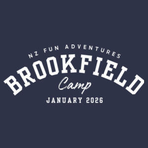 Mens Brookfield 2026 Heavy Adventure Hoodie - White Logo Design