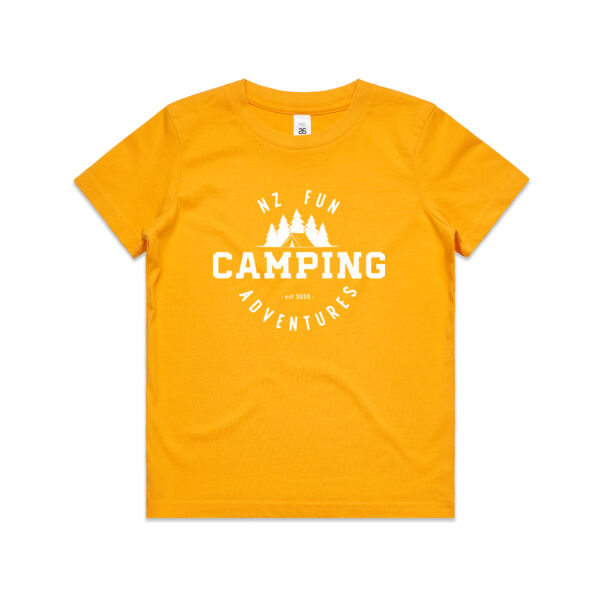 Kids Adventure Tee - NZFA Camping - Colours Thumbnail