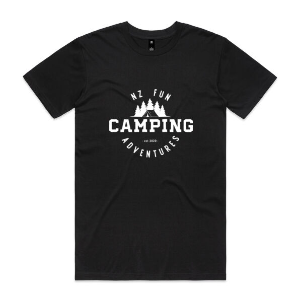 Mens Adventure Tee - NZFA Camping - Colours Thumbnail