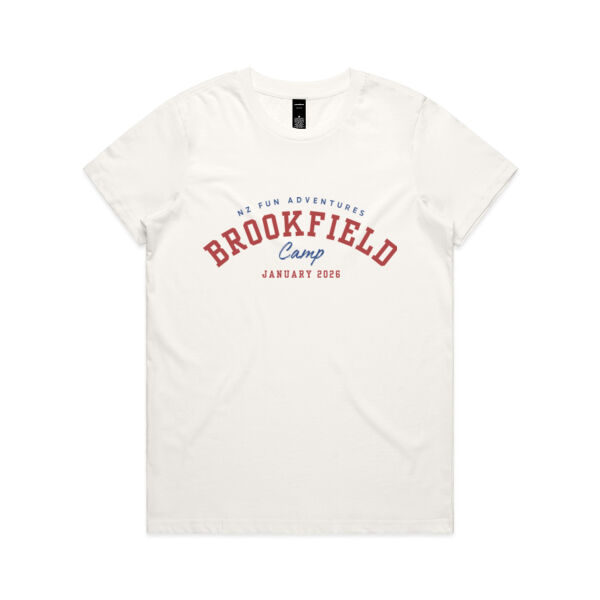 Womens Brookfield 2026 Adventure Tee - Naturals Thumbnail