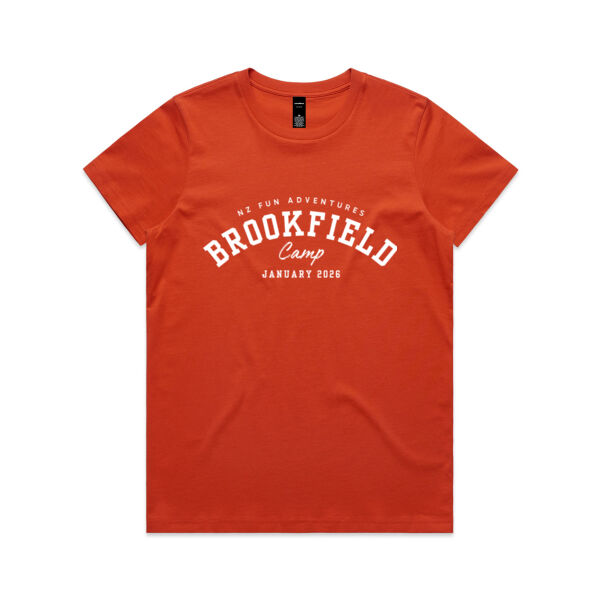 Womens Brookfield 2026 Adventure Tee - Colours White Logo Thumbnail